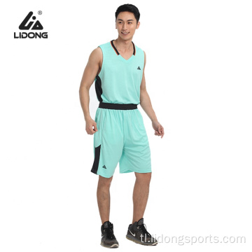 Bagong disenyo ng sublimation basketball jersey uniporme